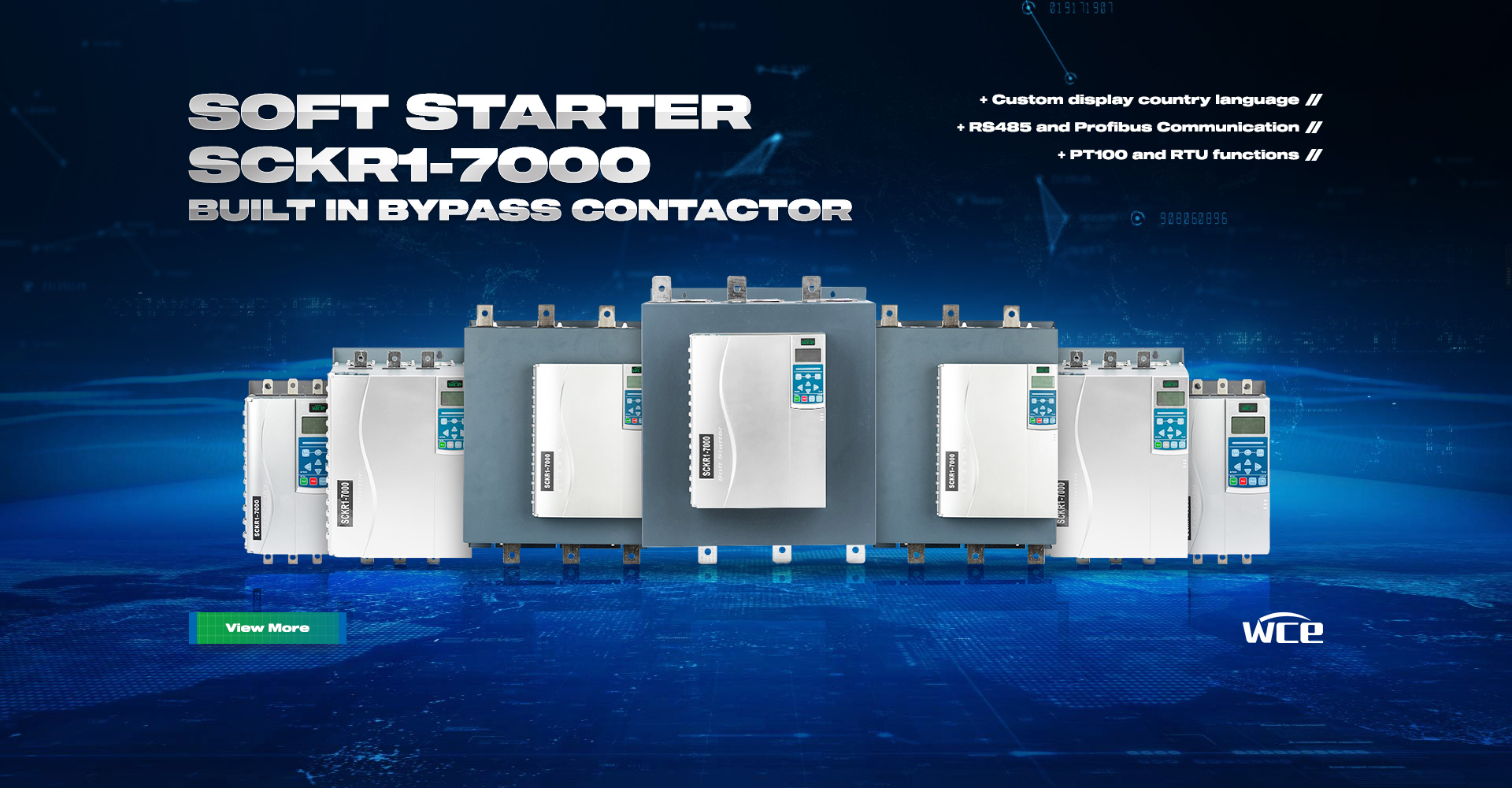 ຄຸນນະສົມບັດຂອງ SCKKR1-7000 Series Soft Starter