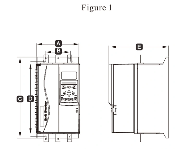 LCD Display Built in Bypass Soft Starter 1000KW