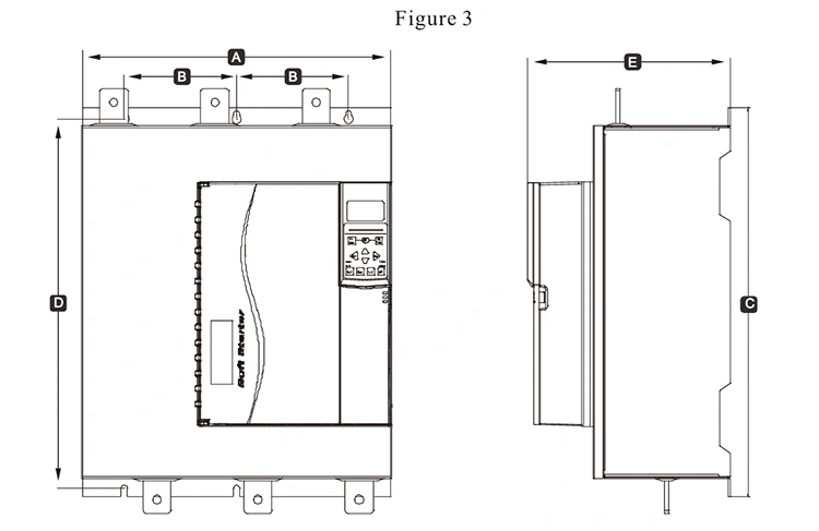 220V 380V 660V 280KW Built in Bypass Soft Starter